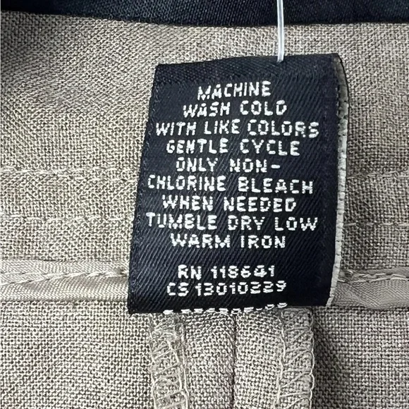 NWT Lane‎ Bryant Women’s Size 2 PETITE Beige Houston Trouser Dress Pants - Picture 5 of 7